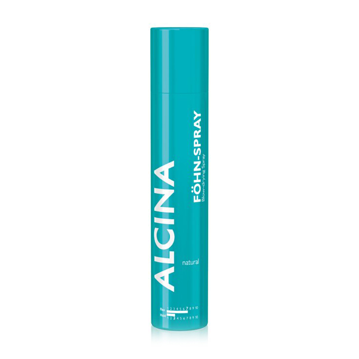 Спрей-аерозоль для укладання волосся феном Alcina Blow-Dryer Spray Aerosol природної фіксації, 200 мл